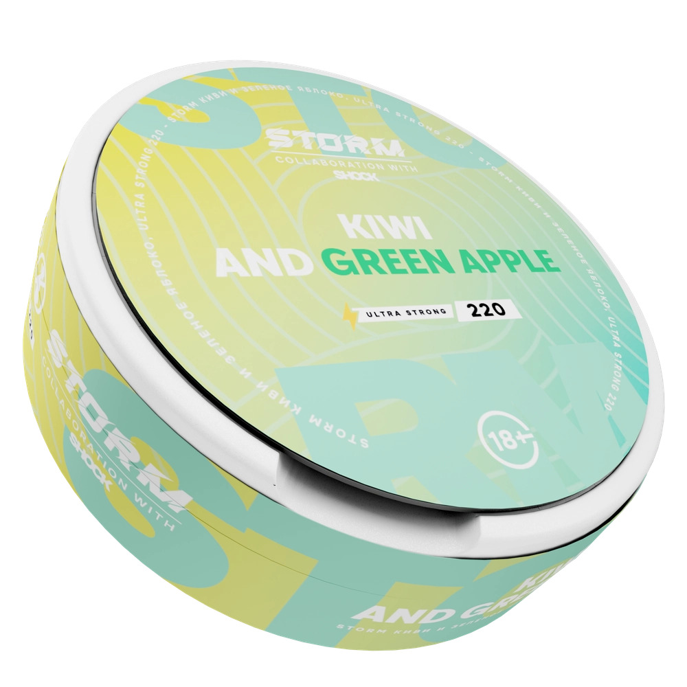 STORM BY ШОК (220 МГ) - Киви и Зелёное Яблоко